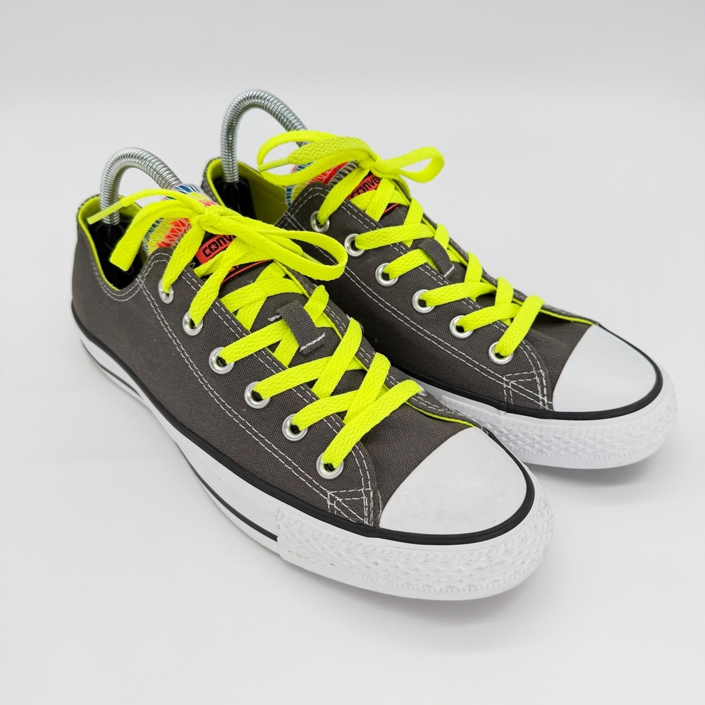 Converse Chuck Taylor All Star Unisex 8M 10W Grey Neon Yellow 140074F